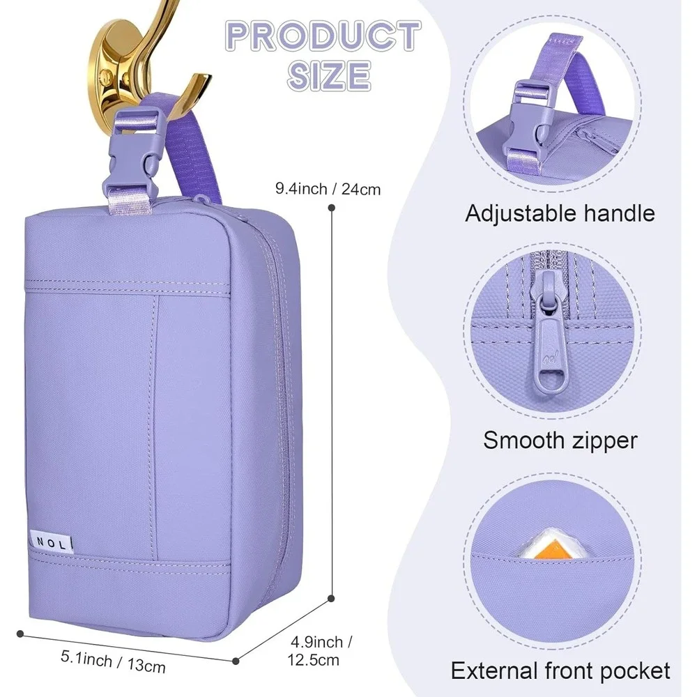 NOL Natural Organic Lifestyle Freezable Snack Bag, Leakproof Cooler Lunch Bag